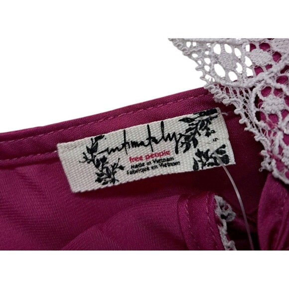 NWT Intimately Free People Dress Women's Small‎ Pink Berry Countryside Maxi Slip - Picture 3 of 12